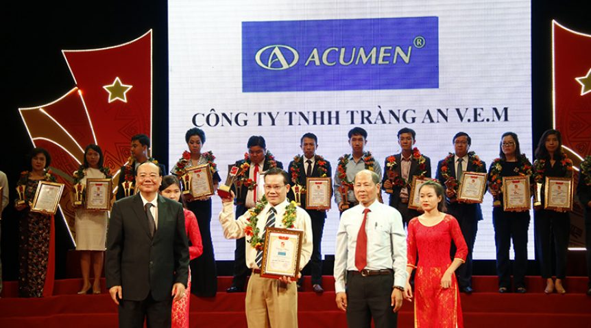 DANH HIỆU “SẢN PHẨM – DỊCH VỤ CHẤT LƯỢNG CAO  NĂM 2017 – TOP 10”