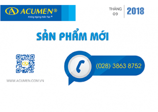 Bảng tin sản phẩm mới tháng 09/2018